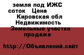 земля под ИЖС 19 соток › Цена ­ 970 000 - Кировская обл. Недвижимость » Земельные участки продажа   